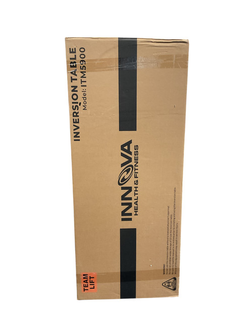 Used INNOVA ITM 5900 Inversion Table Black 11882-S000015795 Vist Large View of Product Image Which is Used INNOVA ITM 5900 Inversion Table Black