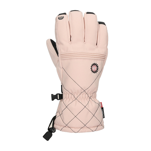 Vist Large View of Product Image Which is New 686 Jubilee 2026 Women's Snow Gloves- Smokey Pink LG