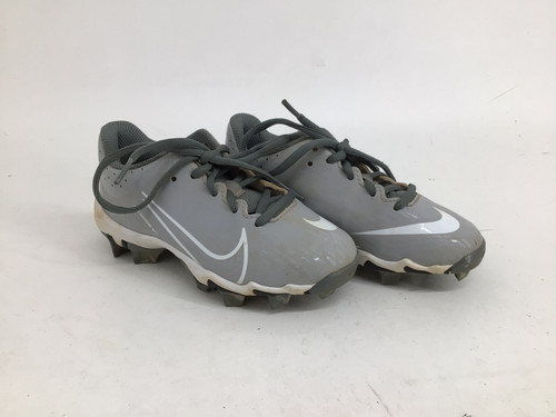 Vist Large View of Product Image Which is Used Nike HYPERDIAMOND 4 KEYSTONE YTH 12 BB/SB BB/SB Cleats Grey Youth 12.0