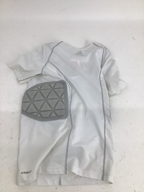 Vist Large View of Product Image Which is Used Adidas PADDED SR SM FOOTBALL SHIRT FB Top Adult White SM