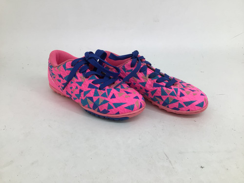 Vist Large View of Product Image Which is Used Dream Pairs YTH 13.5 GIRLS SOCCER TURF SHOE Soccer Turf Shoes Pink Youth 13.5