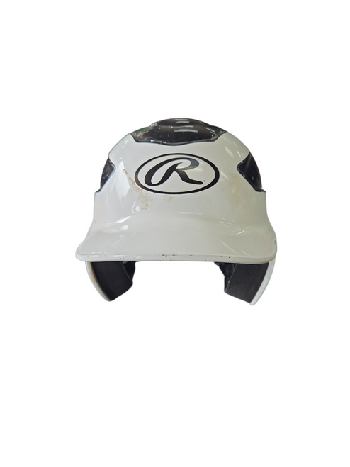 Vist Large View of Product Image Which is Used Rawlings BATTING HELMET 6 1/2-7 1/2 Batting Helmet No Mask Black One Size