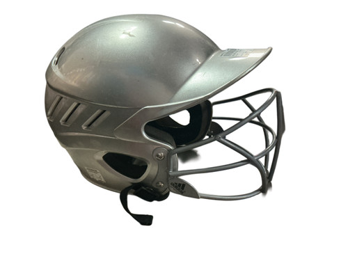 Vist Large View of Product Image Which is Used Adidas ADIDAS HELMET WITH MASK Batting Helmet w/Mask Grey Fits all