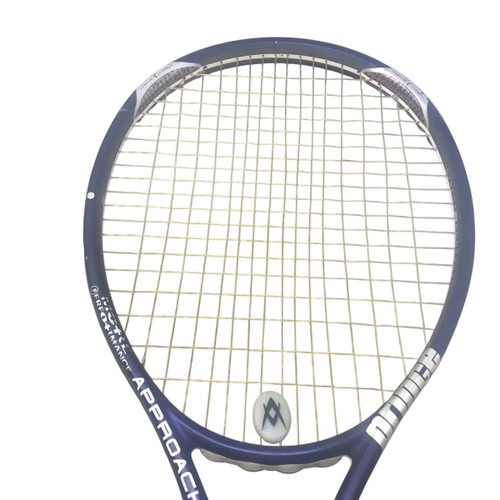 Vist Large View of Product Image Which is Used Prince APPROACH Adult Tennis Racquet Black 3 3/8"