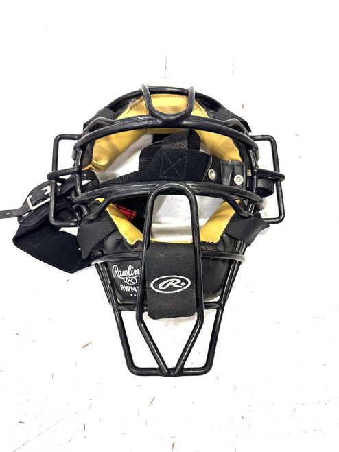 Vist Large View of Product Image Which is Used Rawlings RWMXY Catchers Mask Black