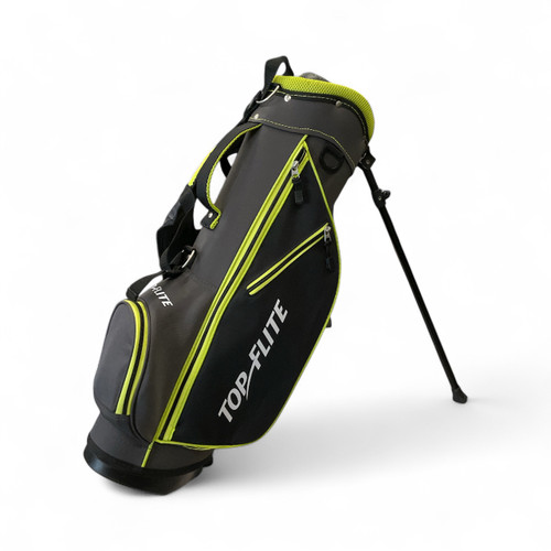 Vist Large View of Product Image Which is Used Top Flite KIDS GOLF BAG Jr Stand Bag Green