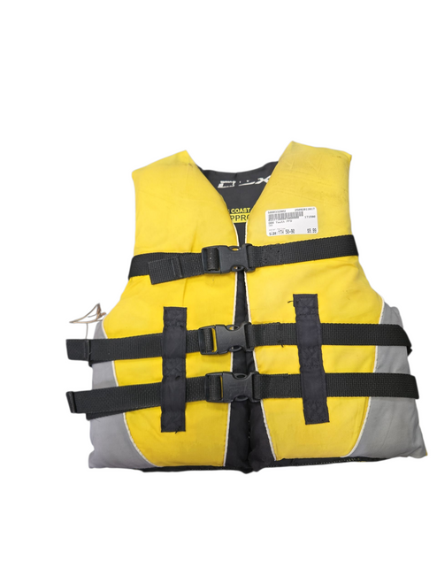 Vist Large View of Product Image Which is Used DBX Youth PFD Yellow Youth 50-90