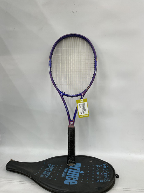 Vist Large View of Product Image Which is Used Wilson GRAPHITE AGGRESSOR 95 Adult Tennis Racquet Purple Unknown
