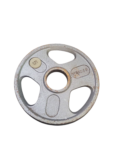 Vist Large View of Product Image Which is Used Weider Olympic Plate (Each) 5 lb