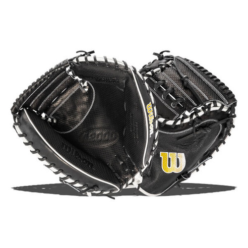 Vist Large View of Product Image Which is Wilson A2000 SuperSkin M1D Spin Control 33.5" Baseball Catcher's Mitt: WBW100995335