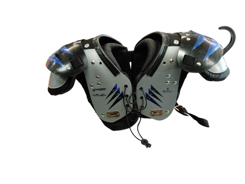 Vist Large View of Product Image Which is Used Champro AIRTECH 3.2 FB Shoulder Pads Grey SM
