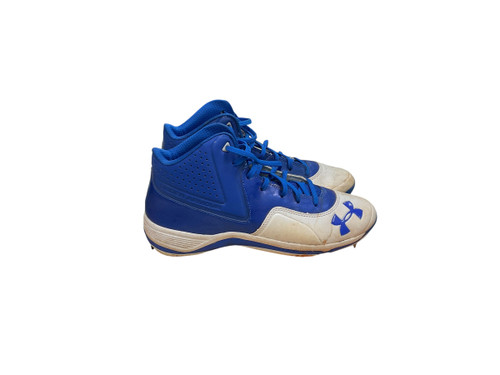 Vist Large View of Product Image Which is Used Under Armour 1250045-411 BB/SB Cleats Royal Blue Senior 9.5
