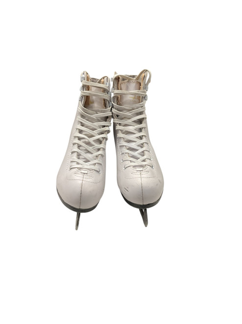 Vist Large View of Product Image Which is Used American Athletic FIGURE SKATE SZ 4 Girls Figure Skate White Junior 04