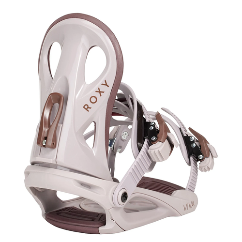 Vist Large View of Product Image Which is New Roxy Viva 2026 Snowboard Bindings Berry- SM/MD