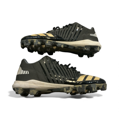 Vist Large View of Product Image Which is Used Adidas BB/SB Cleats Black Senior 7