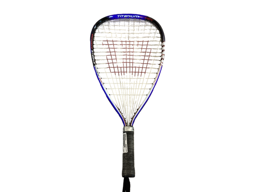 Vist Large View of Product Image Which is Used Wilson TITANIUM STRENGTH Adult Racquetball Racquet Royal Blue Unknown