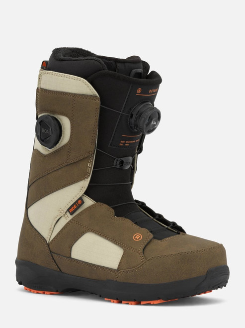Vist Large View of Product Image Which is Ride Octave Snowboard Boot Brown SZ 10.5