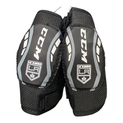 Vist Large View of Product Image Which is Used CCM LIL KINGS Youth Elbow Pads LG