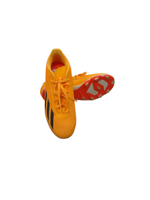 Vist Large View of Product Image Which is Used Adidas Soccer Cleats Orange Youth 06.0