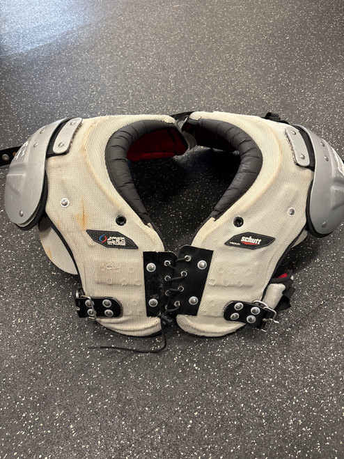 Vist Large View of Product Image Which is Used Schutt ARMOR FLEX FB Shoulder Pads Black MD