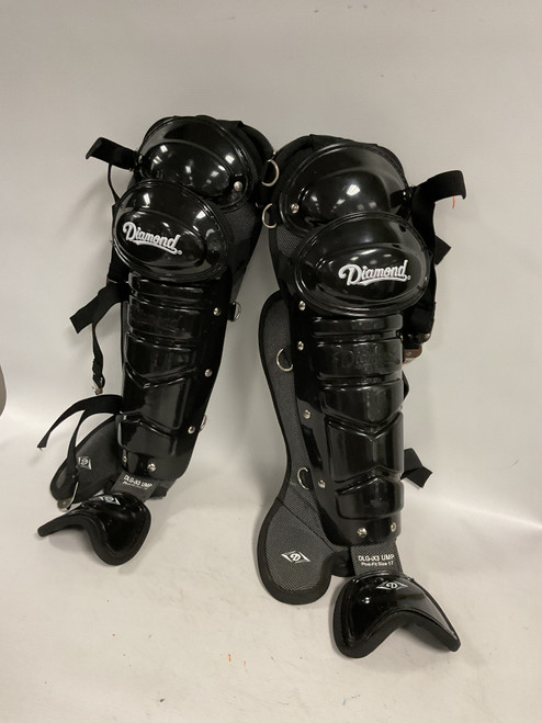 Vist Large View of Product Image Which is Used Diamond IX3 Umpire Leg Guards