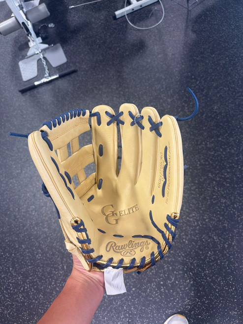 Vist Large View of Product Image Which is Used Rawlings GG ELITE BB/SB Glove RH Throw Brown 12 3/4"