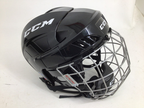 Vist Large View of Product Image Which is Used CCM FL 40 XS HELMET Helmet Cage Combo Black XS