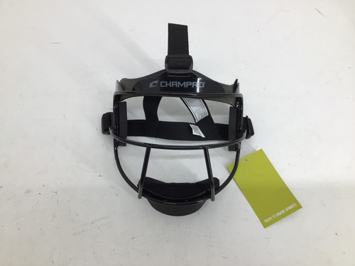 Vist Large View of Product Image Which is Used Champro ADULT FIELDERS MASK BB/SB Fielders Mask Black Fits all