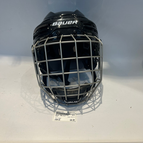 Vist Large View of Product Image Which is Used Bauer IMS 5.0 Helmet Cage Combo Black LG