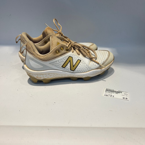 Vist Large View of Product Image Which is Used New Balance 300 BB/SB Cleats White Youth 07.0