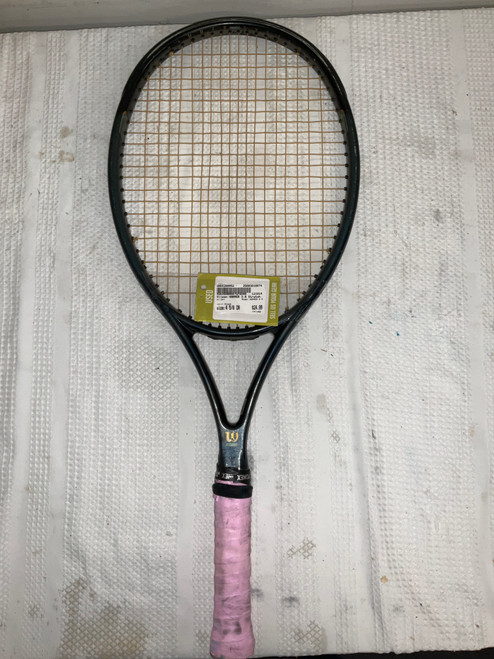 Vist Large View of Product Image Which is Used Wilson HAMMER 3.6 Adult Tennis Racquet Black 4 5/8"
