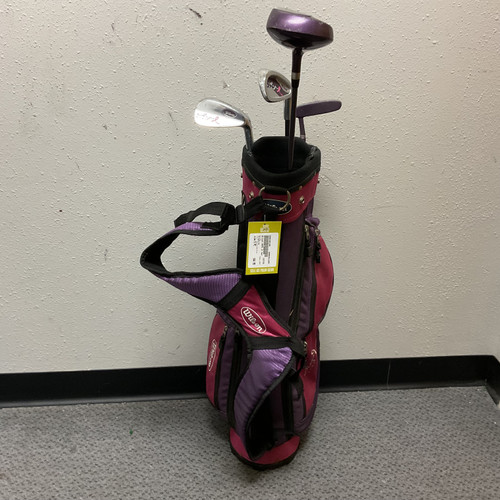 Vist Large View of Product Image Which is Used Wilson HOPE Jr Package Set RH Purple And Pink 5 Piece