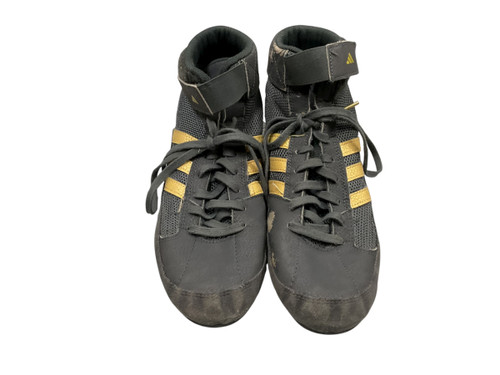 Vist Large View of Product Image Which is USED Adidas YYJ 606004 Wrestling Shoes Grey Senior 8.5