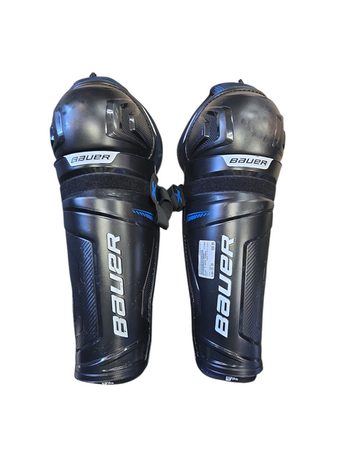 Used Bauer X SHIN GUARDS Senior Shin Guards Black 15" 11617-S000332917 Vist Large View of Product Image Which is Used Bauer X SHIN GUARDS Senior Shin Guards Black 15"