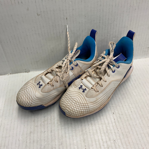 Vist Large View of Product Image Which is Used Under Armour HARPER 3 BB/SB Cleats White Senior 5