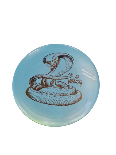 Vist Large View of Product Image Which is Used Discraft VENOM BZ Disc Golf Driver Royal Blue