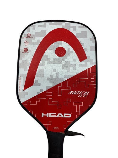 Vist Large View of Product Image Which is Used Head RADICAL ELITE Pickleball Racquet Red