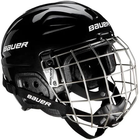 Vist Large View of Product Image Which is NEW Bauer LIL SPORT Helmet Cage Combo Black One Size