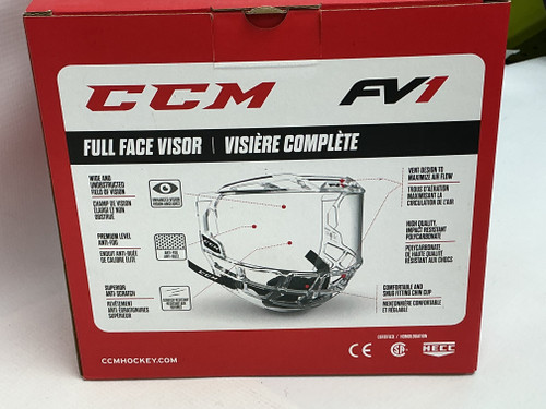Vist Large View of Product Image Which is Used CCM FV1 Hockey Full Visor One Size