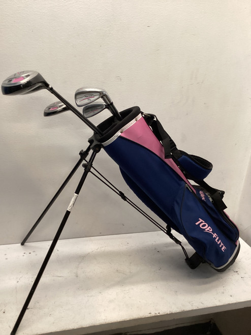 Vist Large View of Product Image Which is Top Flite XLJ Teen Package Set RH Pink 7 Piece