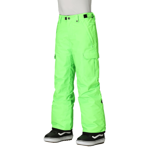 Vist Large View of Product Image Which is New 686 Infinity Insulated 2026 Boys' Cargo Snow Pants- Borealis Green MD