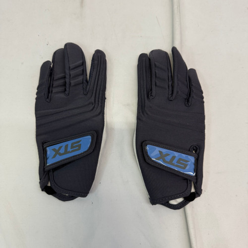 Vist Large View of Product Image Which is Used STX BREEZE Lacrosse Gloves Womens Grey SM