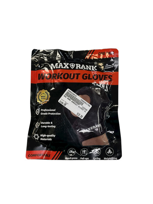 Vist Large View of Product Image Which is Used Exercise Gloves Black Senior