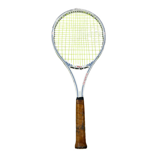 Vist Large View of Product Image Which is Used Wilson CERAMIC 110 Adult Tennis Racquet White 4 3/8"