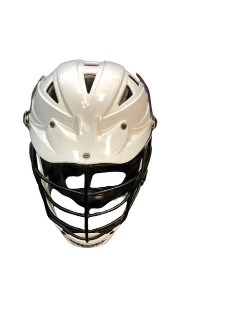 Vist Large View of Product Image Which is Used Cascade CPVR Lacrosse Helmet White S/M