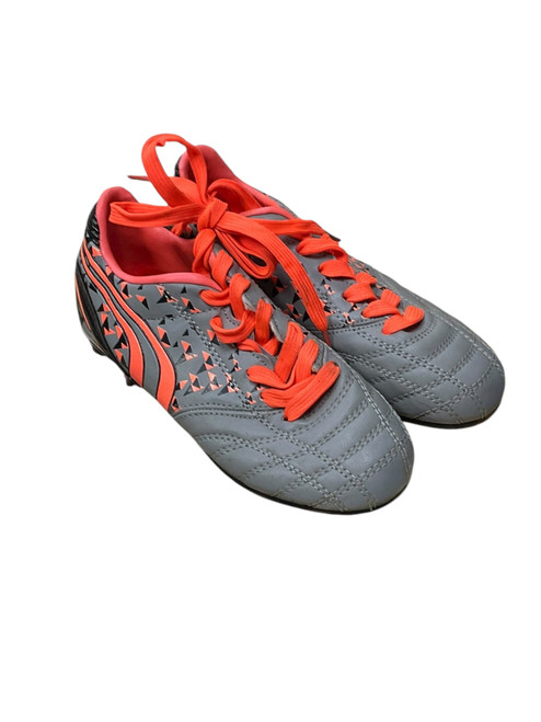 Vist Large View of Product Image Which is Used Soccer Cleats Grey Youth 12.0