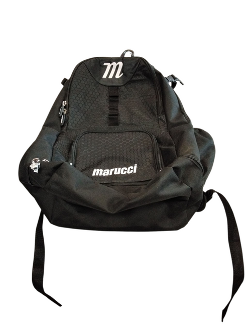 Vist Large View of Product Image Which is Used Marucci F5 BB/SB Player Backpack Black