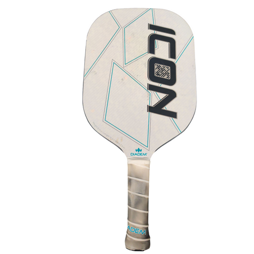 Vist Large View of Product Image Which is Used Diadem ICON Pickleball Racquet White