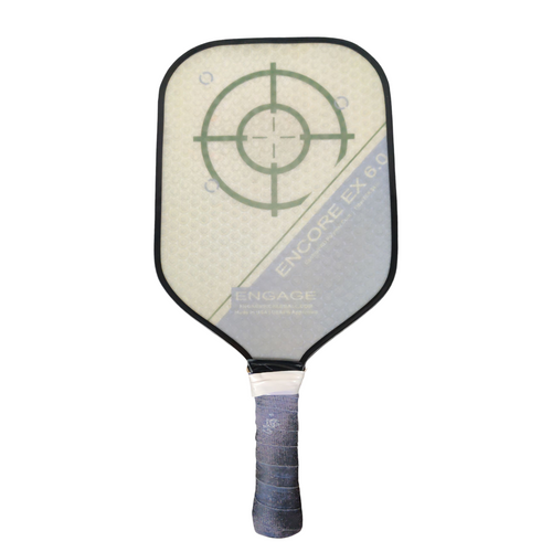 Vist Large View of Product Image Which is Used ENGAGE ENCORE Pickleball Racquet White