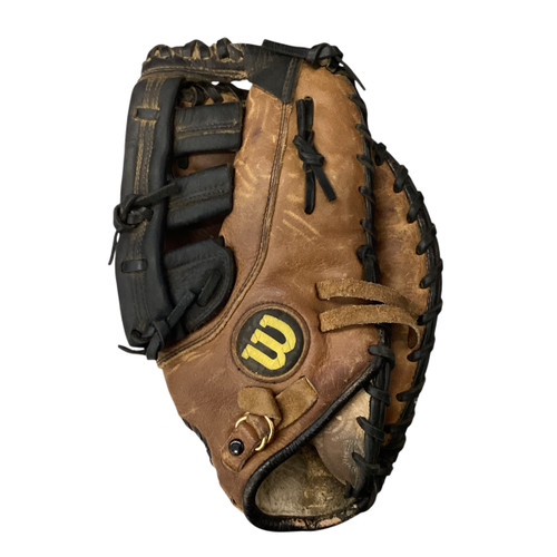 Vist Large View of Product Image Which is Used Wilson A1000 BB/SB First Base RH Throw Brown 12 3/4"